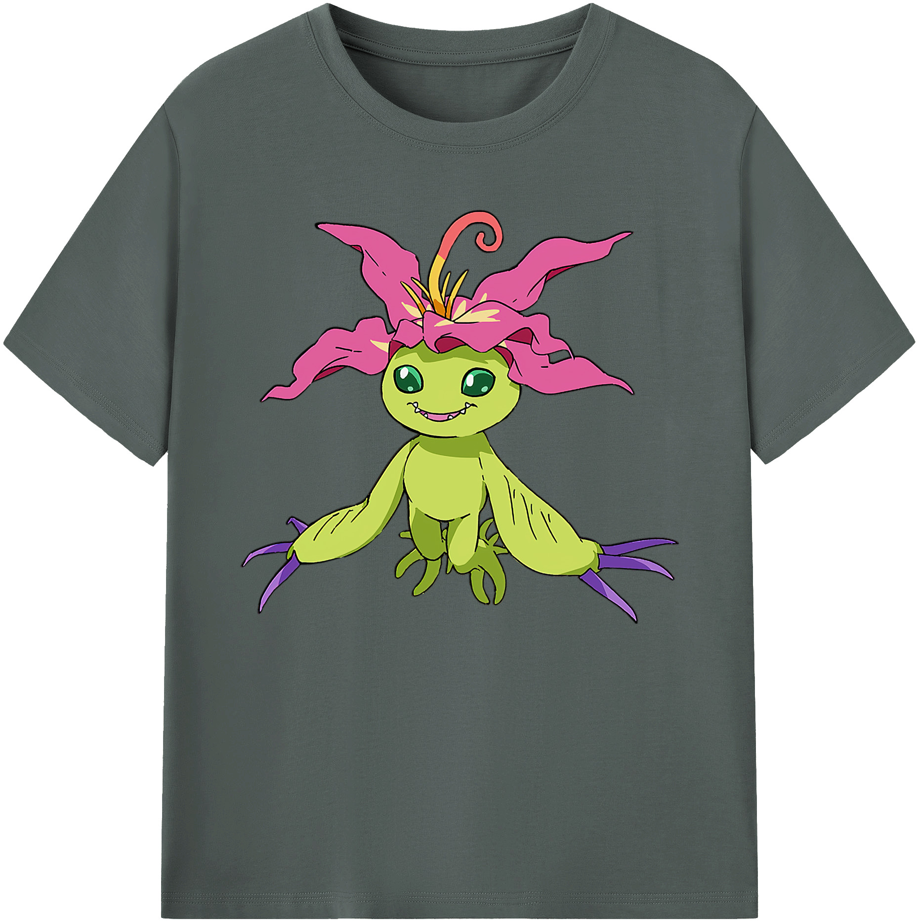（画像用） Digimon デジタルモンスター/デジモン 綿100％ メンズ半袖Tシャツ｜肌触りやわらか＆通気性